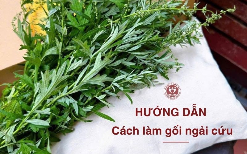 Hướng dẫn cách làm gối ngải cứu