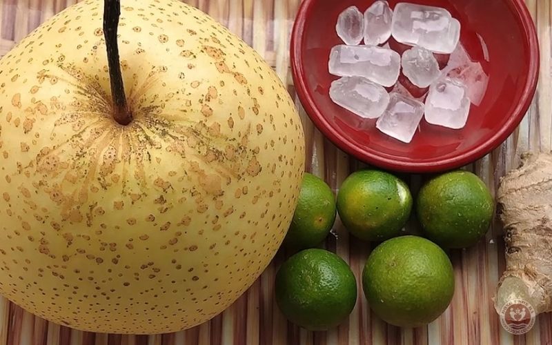 Nguyên liệu làm lê hấp đường phèn