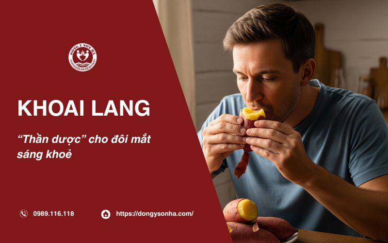 1. Tác dụng tuyệt vời của khoai lang giúp đôi mắt sáng khoẻ