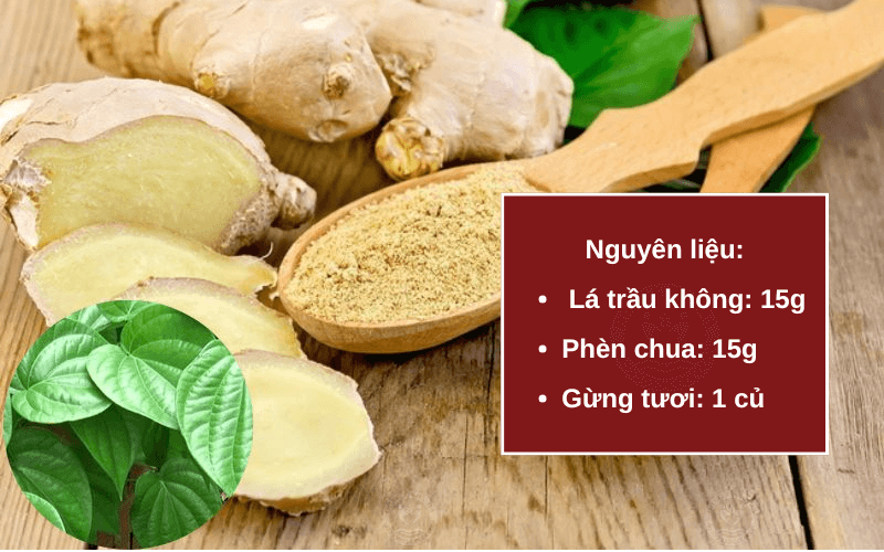 Bài thuốc khử mùi hôi nách với trầu không