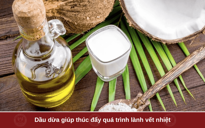 Trị nhiệt miệng bằng dầu dừa